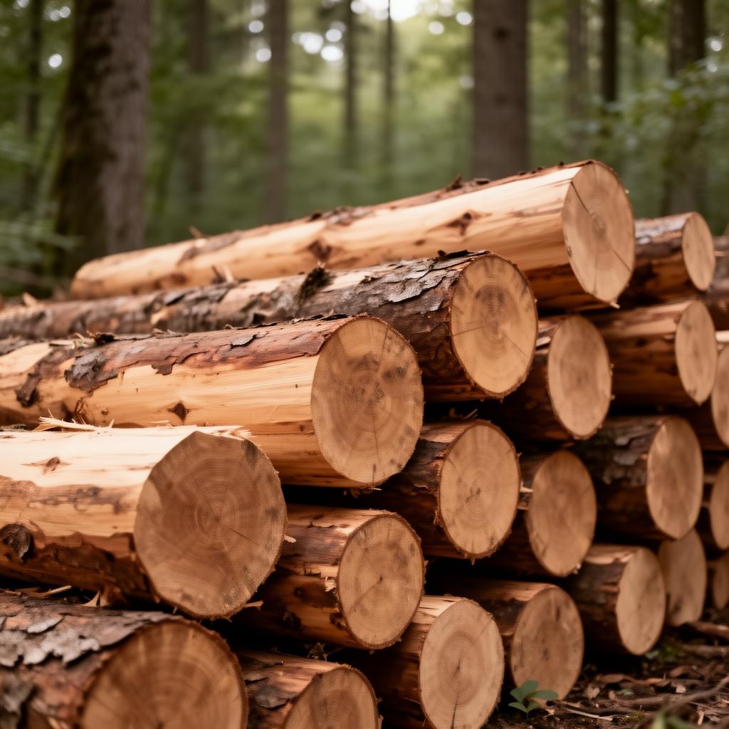 Madera de calidad cosechada
